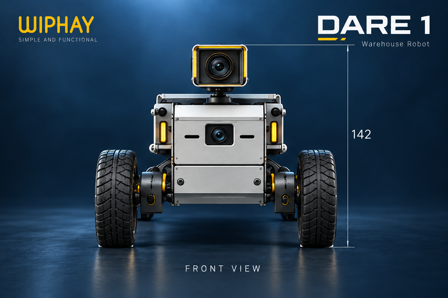 DARE 1 warehouse robot front view