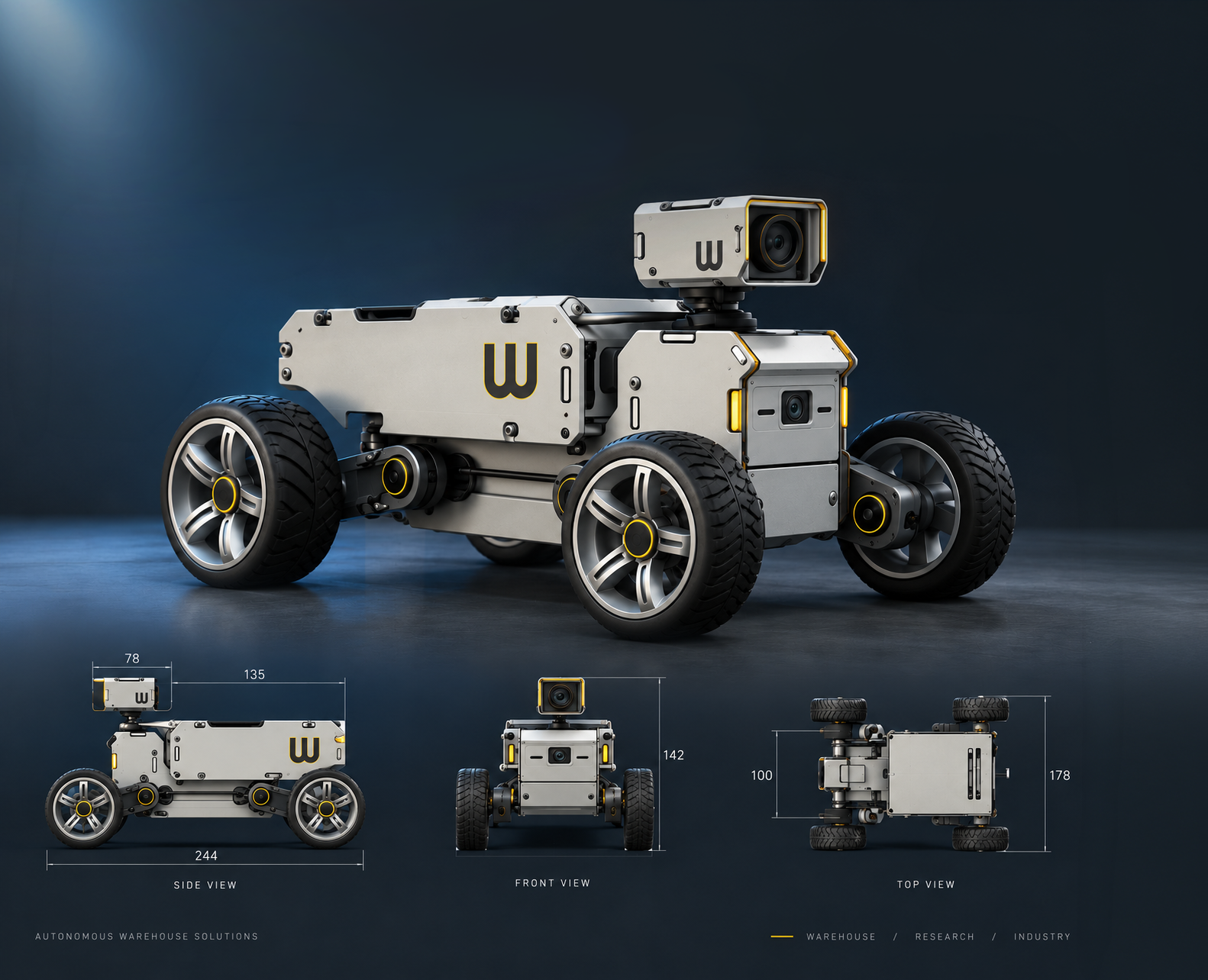 DARE 1 robot views